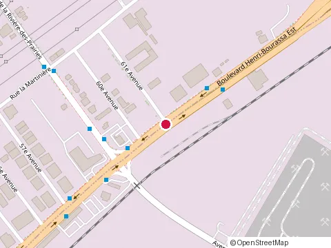 Location of Entreprise B Cavalli, Inc. at 9885 Boulevard Henri-Bourassa E, Montréal