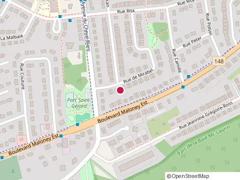 Location of Entreprise Concept Plus Inc. at 143 Rue de Mirabel, Gatineau