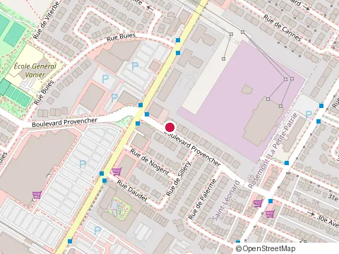 Location of Entreprise Gig Zambito Inc at 7097 boulevard Provencher, Saint-Léonard