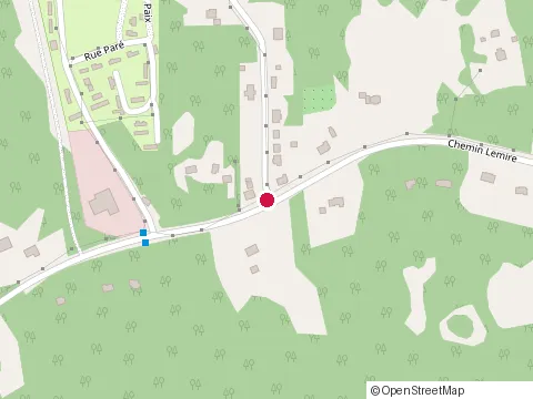 Location of Entreprise J Lacourse at 1508 Rue Marcel, Sherbrooke