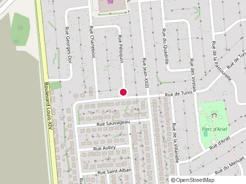 Location of Entreprise Michel Verret at 266 Rue Péloquin, Québec