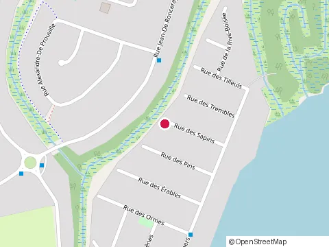 Location of Entreprise Mp at 185 Rue des Sapins, Carignan