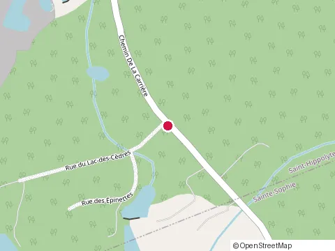 Location of Entreprise S.R at 1049 Rue du Lac des Cèdres, Saint-Hippolyte
