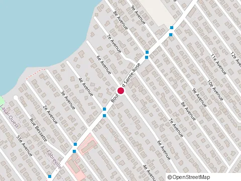 Location of Entreprise Sv at 831 6E Av, Laval