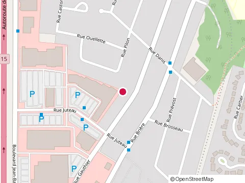 Location of Entreprise Sy-Bel et Fils I�Nc at 71 Rue Gauthier, Saint-Jérôme