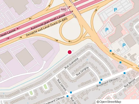 Location of Entreprise Ventureco Accounting Services at 3961 Rue Guénette, Laval