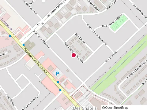 Location of Entreprises A.J.B, les at 2670 Rue de Prague, Québec