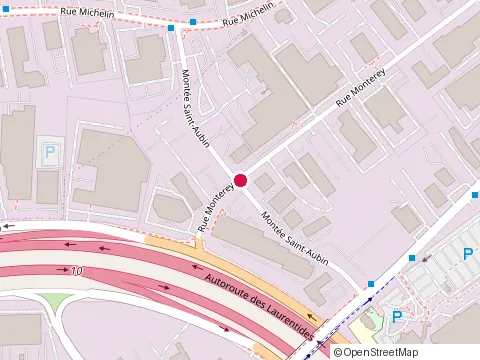 Location of Entreprises Andre Major Inc at 2085 Rue Monterey, Laval