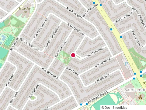 Location of Entreprises Crtp at 5435 Rue Fancamp, Montréal