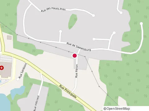 Location of Entreprises de Construction at 126 Rue Peron, Cowansville