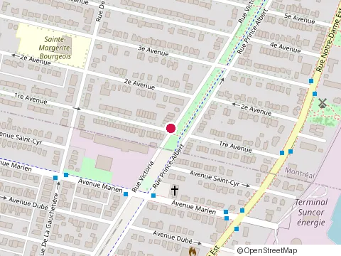 Location of Entreprises de Construction Supravision Inc (les) at 11595 Rue Victoria, Pointe-aux-Trembles