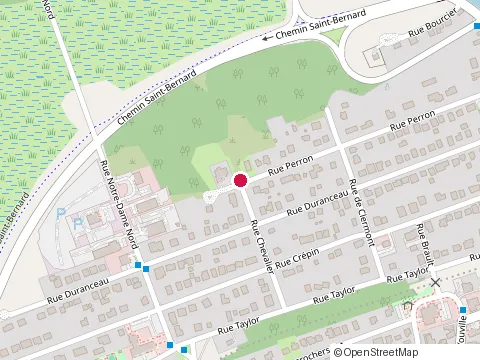 Location of Entreprises de Peinture at 56 Rue Perron, Châteauguay
