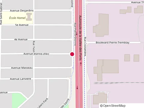 Location of Entreprises Denis Breault Inc at 601 avenue Jeanne-d'Arc, Saint-Jean-sur-Richelieu