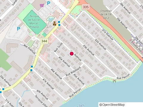 Location of Entreprises Donald Langlais, les at 28 44E Av, Bois-des-Filion