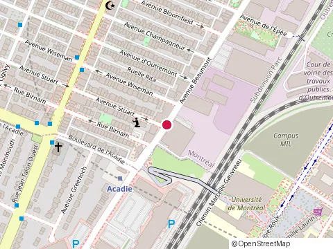 Location of Entreprises Etoile at 891 Beaumont Ave, Montréal