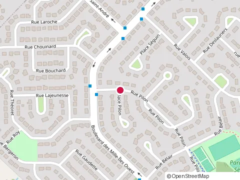 Location of Entreprises Fidrat (les) Inc at 924 Pilon Pl, Sainte-Thérèse