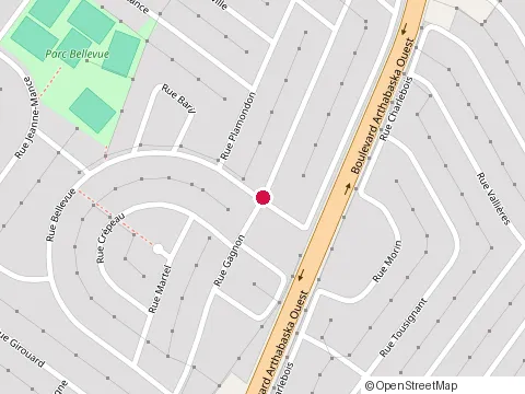 Location of Entreprises Germain Valois at 34 Rue Bellevue, Victoriaville