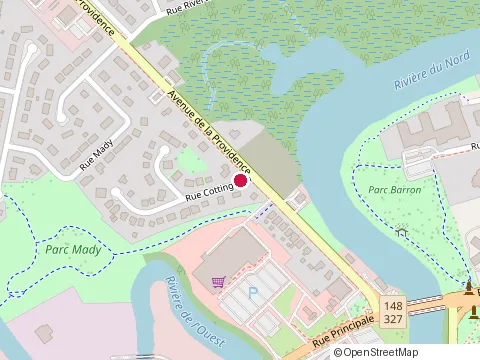 Location of Entreprises J l R Luc Renaud at 70 boulevard Cottingham, Lachute