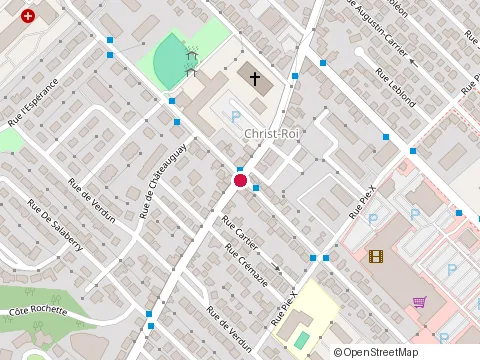 Location of Entreprises K-Vision at 61 Rue St Édouard, Lévis