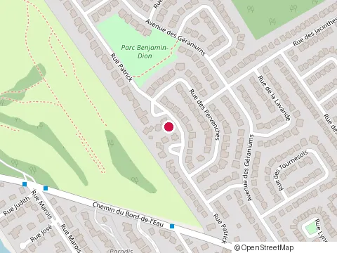 Location of Entreprises les Plus Propres at 1129 Patrick Rue, Laval
