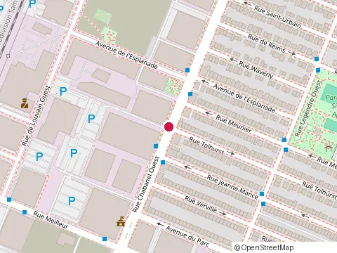 Location of Entreprises Lnd at 9140 Rue Tolhurst, Montréal