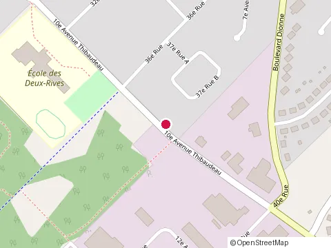Location of Entreprises Ls at A-3929 10E Av, Saint-Georges