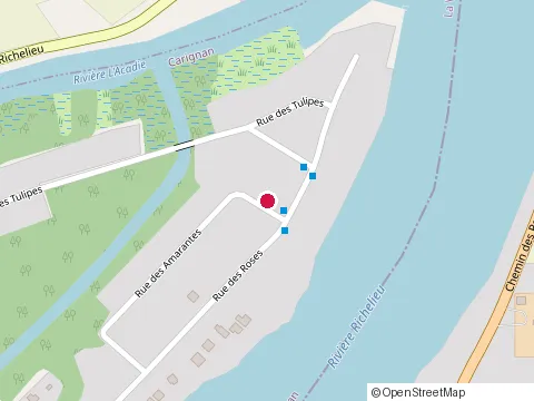Location of Entreprises Michel Leblanc Enr at 1701 Rue des Amarantes, Carignan