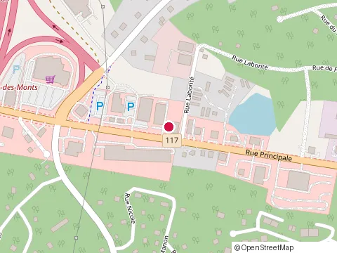 Location of Entreprises P Roy (les) at 590 Rue Labonté, Sainte-Agathe-des-Monts