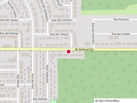 Location of Entreprises Pro-Peintre Nord at 710 Rue des Tilleuls, Amos