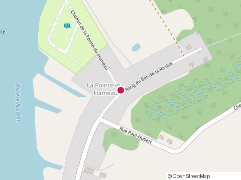 Location of Entreprises Proulx & Pinard at 105 chemin de la Pointe-du-Hameau, Nicolet