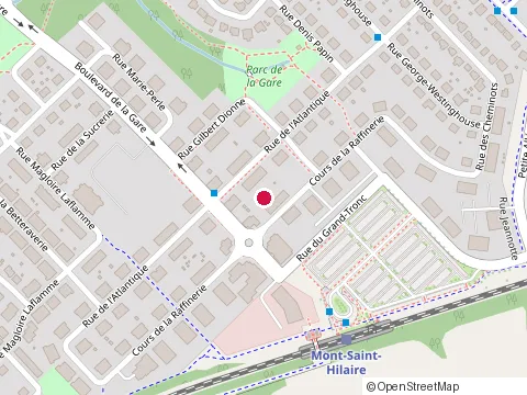 Emplacement de Entreprises Real Rousseau Enr, les au 190 boulevard de la Gare, Mont-Saint-Hilaire