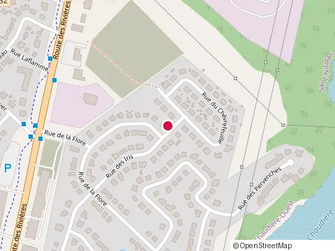 Location of Entreprises Robert Demers Inc (les) at 217  Rue de la Flore, Saint-Nicolas