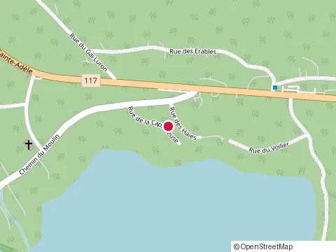 Location of Entreprises Serge Patry at 4344 Rue des Haies, Sainte-Adele