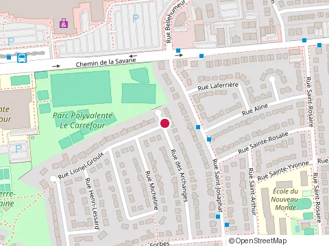 Location of Entreprises St-Amour at 36 Rue Jean-Xxiii, Gatineau