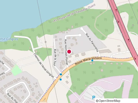 Location of Entreprises V Santin Inc at 90 Rue Poirier, Saint-Nicolas