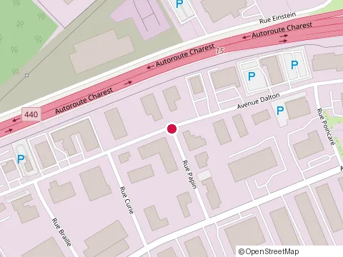 Location of Entretien de Lave-Auto Quebec at 450 Rue Papin, Québec