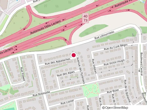 Location of Entretien Extérieur Jérémie Grondin at 2475 Rue des Appalaches, Québec