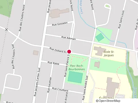 Location of Entretien Jacolau Inc at Rue Saint-Patrick S 71, Farnham