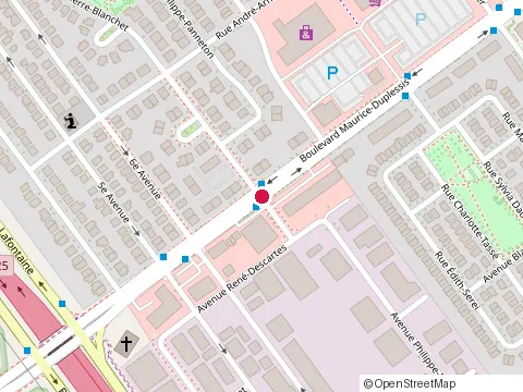 Location of Entretien Lfj Inc. at 11900 avenue Pierre-Blanchet, Montréal