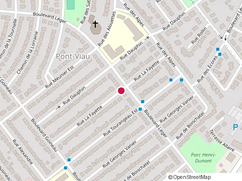 Location of Entretien Paysager d P Inc at 177 Rue la Fayette, Laval