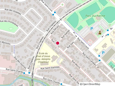 Location of Entretien Paysager Marc R at 74 Rue Morris, Sainte-Thérèse