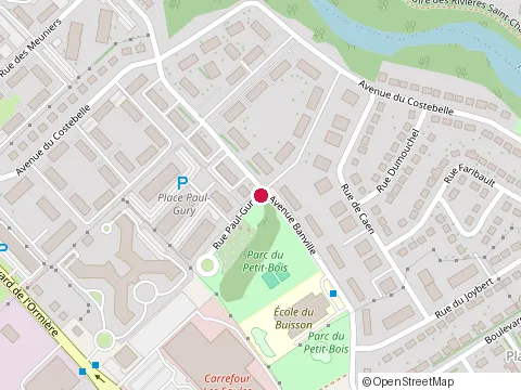 Location of Entretiens Bourque at 6150 Rue Paul-Gury, Québec
