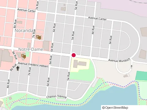 Location of Envaase Construction at 10-65 avenue Murdoch, Rouyn-Noranda