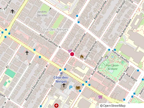 Location of Épicerie Fine Marché du Village at 5415 avenue Gatineau, Montréal