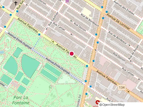 Location of Epices de Setzchouan at 3419 avenue Papineau, Montréal
