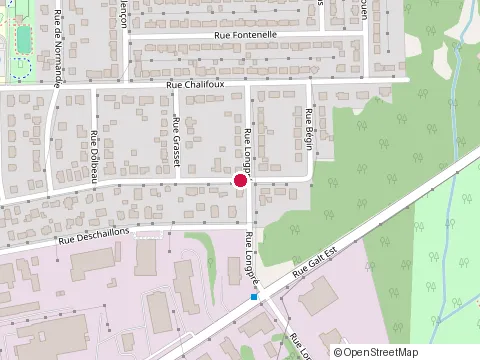 Location of Epoxypro Inc at 1156 Rue Woodward, Sherbrooke