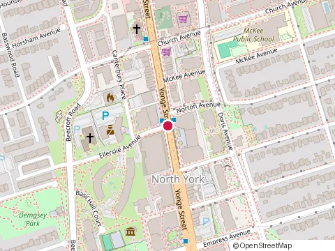 Location of Akler Browning Llp at 5255 Yonge St, North York