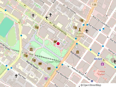 Location of Equite Association at 1981 avenue Mcgill College, Montréal