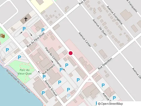 Location of Erf Construction at 441 avenue Brochu, Sept-Îles