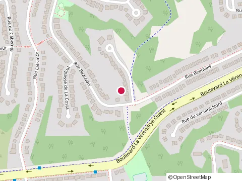 Location of Eric Lauzon at 187  Rue Beauvais, Gatineau